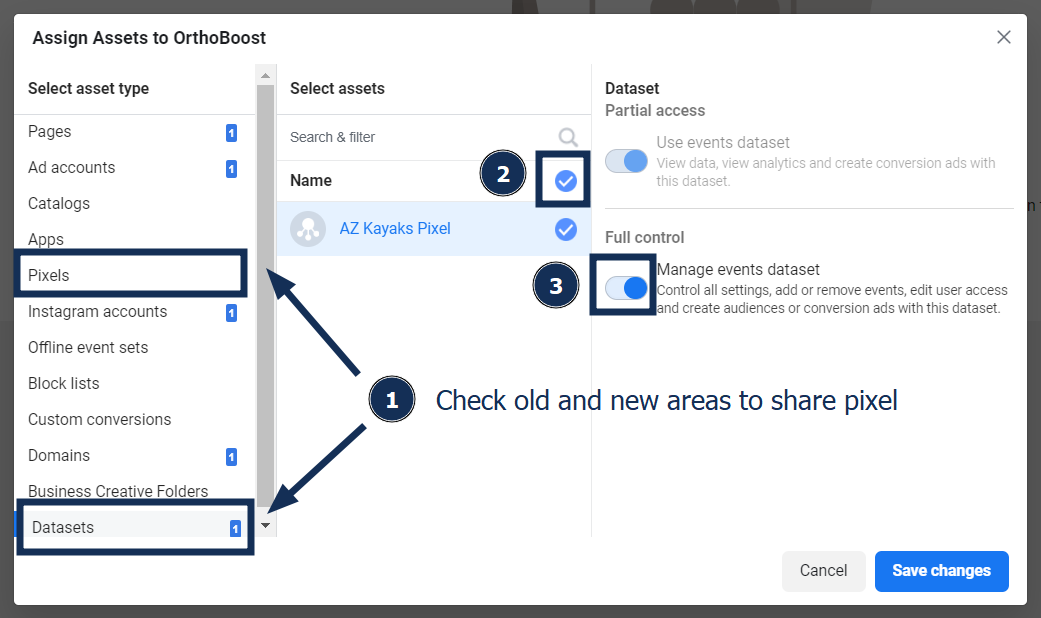 Step 7: Give access to tracking info